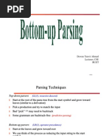 Bottom Up Parsing