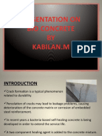 Presentation On Bio Concrete BY Kabilan.M