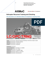 FOCA AltMoC - LC OPC TRNG Helicopter