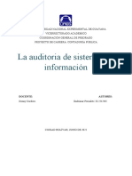 Auditoria de Sistemas de Informacion