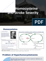 The Homocysteine and Stroke Severity