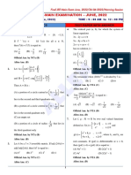 Allen: Final Jee-Main Examination - June, 2022