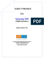 PROJECT PROFILE ON Spinning Mill 14400 S