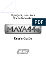 Manual MAYA44e English