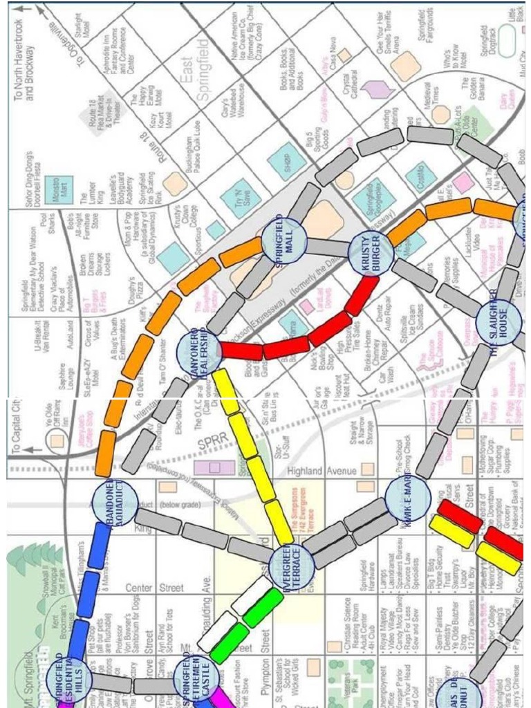 Springfield Locations and Landmarks List | PDF | The Simpsons ...