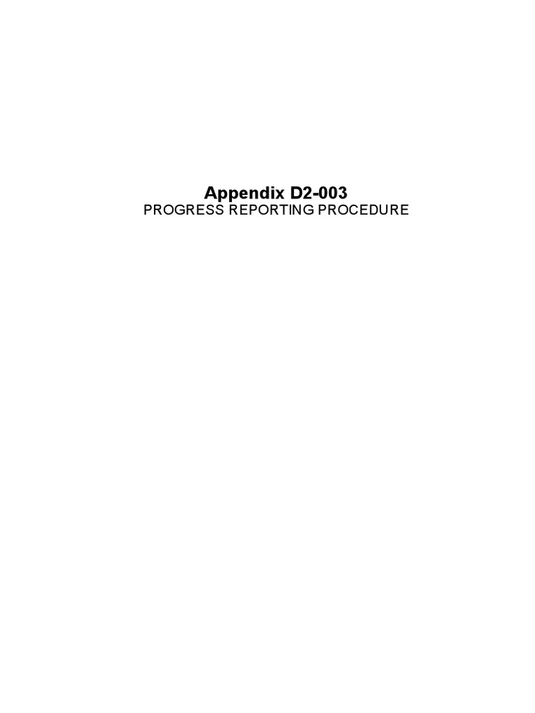Progress Reporting for Construction Projects | PDF | General Contractor ...