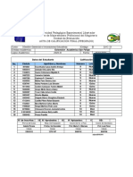 Calificaciones. Gestión Gerencial e Innovaciones Educativas (Msc. Gabriel Peraza)