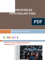 Pertemuan IV (Memasukan Gambar Kedalam Teks)