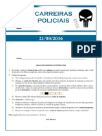 176 - Agente de Telecomunicações Polícia Civil de São Paulo (PC-SP)