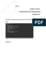 Lab Assignment 5-Ai-2019bite045 - Swati