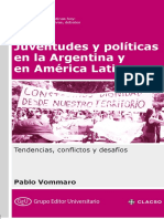 Lectura Obligatoria. Capítulo I. Juventudes y Políticas en La Argentina y en América Latina. Pablo Vommaro