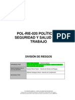 01 Politica de Seguridad y Salud en El Trabajo V.5