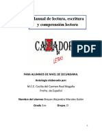 Manual de lectura, escritura y comprensión lectora: Lecciones sobre el alfabeto, la ortografía, los sustantivos y signos de puntuación