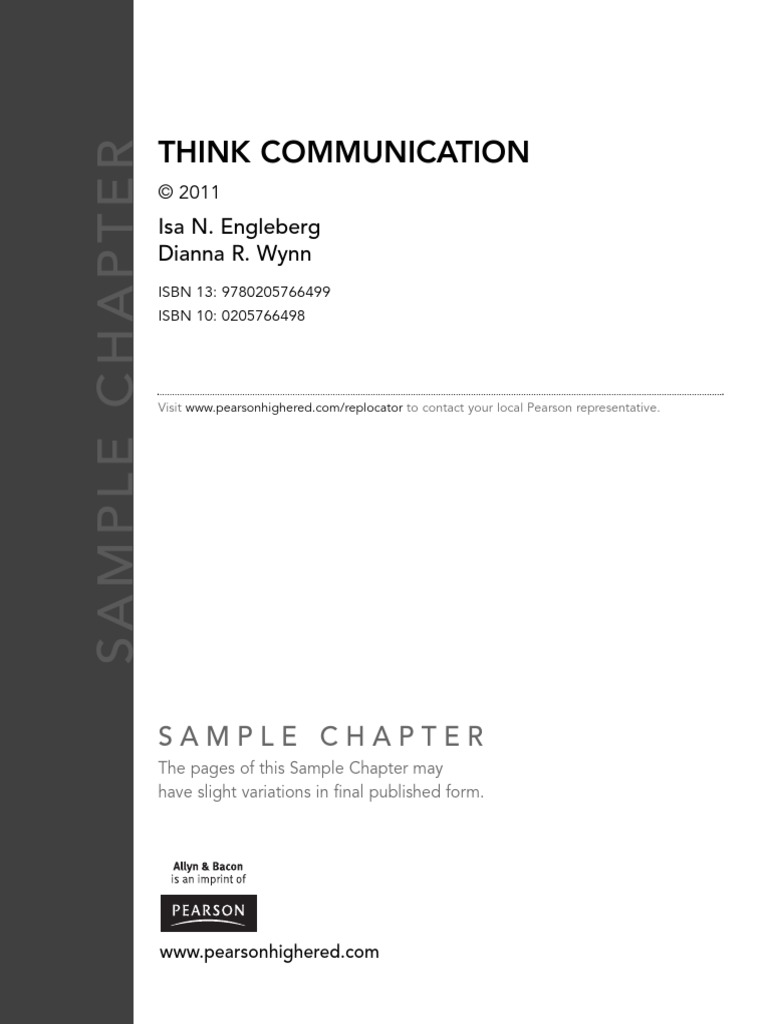 Think Communication | PDF | Self Esteem | Self Concept