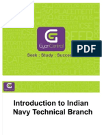 Introduction to Indian Navy Technical Branch