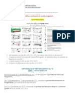 Actividades de Calendario Oficial A Distancia