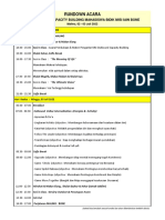 Rundown Acara Tgl. 2-3 Juli 2022 @malino