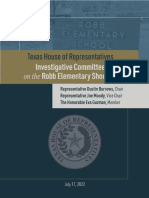 Robb Elementary Investigative Committee Report 