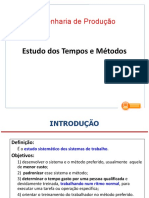 Estudos Dos Tempos e Métodos