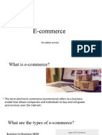 E-Commerce: An Online Service