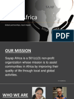 Sayap Africa: Global Partnerships, Local Impact