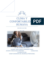 Clima y Confortabilidad Humana