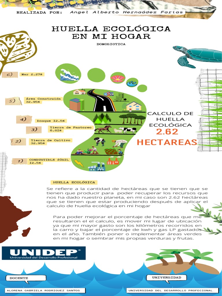 Cálculo de Huella Ecológica en el Hogar | PDF