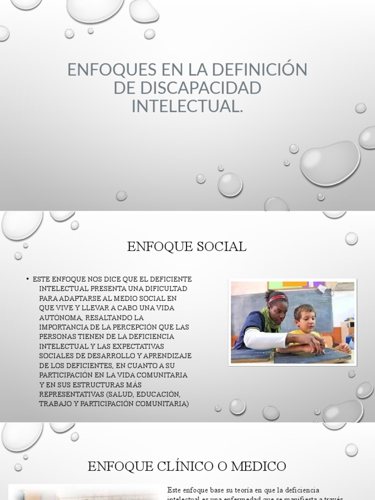 Enfoques en Discapacidad Intelectual | PDF | Discapacidad intelectual ...