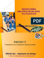 Proiect Dezvoltare Abilitati de Viata