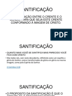 SANTIFICAÇÃO