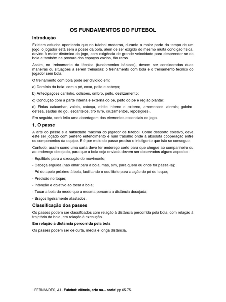 Métodos de Treinamento Físico no Futebol - Ciência da Bola