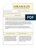 Datos esenciales sobre los girasoles