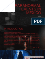 Events Paranormal in Mexico.