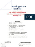Epidemiology of viral infections lecture