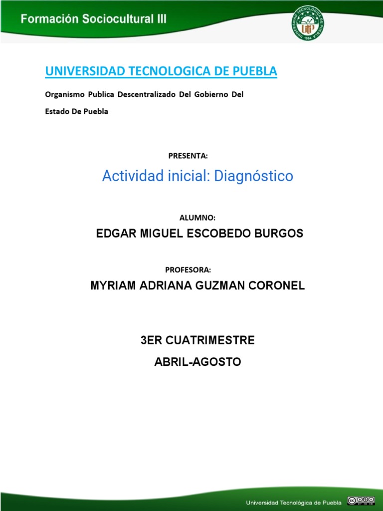 FSC3 U2 AI - Diagnóstico | PDF