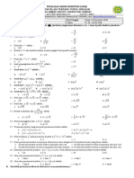 Ujian Akhir Semester Matematika SMP