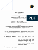 Nota Kesepahaman (MoU) HKBP - Menteri Agraria Dan Tata Ruang