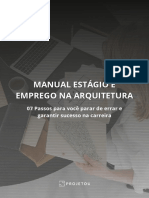 Manual Estagio e Emprego Na Arquitetura