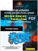 Kertas Konsep Novice Web Builder Challenge Pindaan 1 Julai 2022