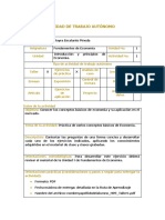 FUNDAMENTOS DE ECONOMIA - Taller Unidad 1