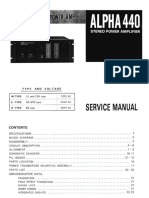 Nikko Alpha 440 Service Manual