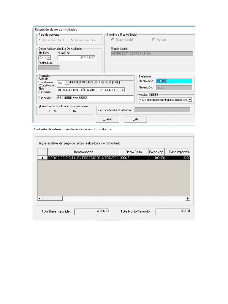 Llenado PDT 617 | PDF
