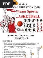 Physical Education (Q-Ii) : Team Sports: Basketball