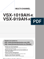 VSX 1019AH K Operating Instructions 0128
