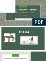 Usaha Dan Pesawat Sederhana