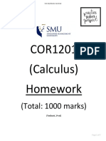 COR1201 Homework 2020T1 PDF