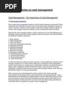 Cash Manage