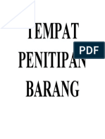 Tempat Penitipan Barang