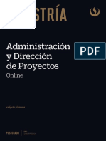 Brochure - Maestría en Administración y Dirección de Proyectos Online 2021