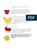 Beneficios de La Frutas y Verduras